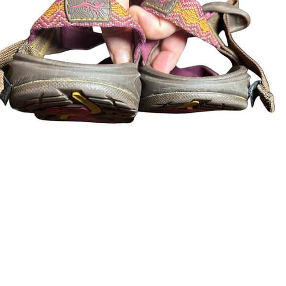 Chaco Women's Zvolv 2 Sport Strappy Sandal Size 9 Pink Orange walking hiking - Picture 12 of 12